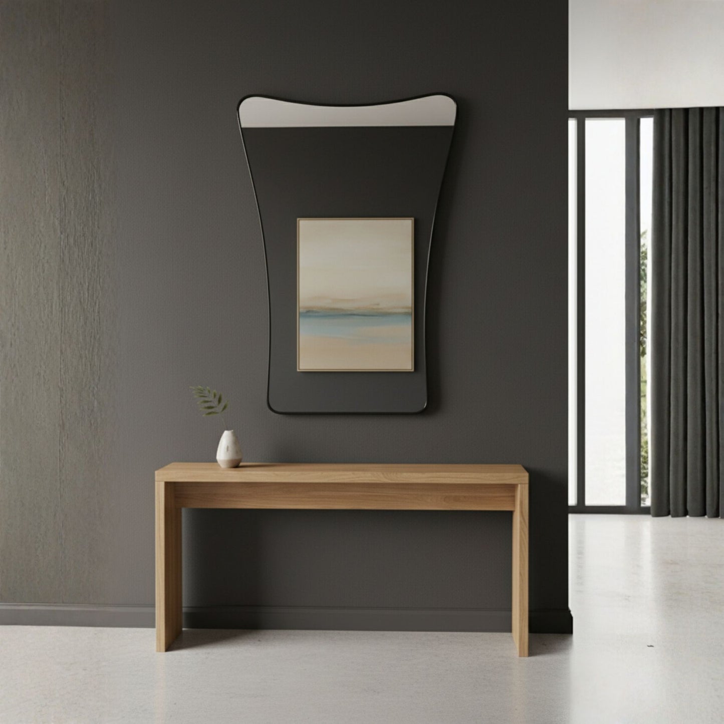 İskele Asimetrik Dekor Aynası