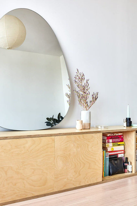 Yumurta Model Ayna - Asimetrik Duvar Aynası | KankenHome