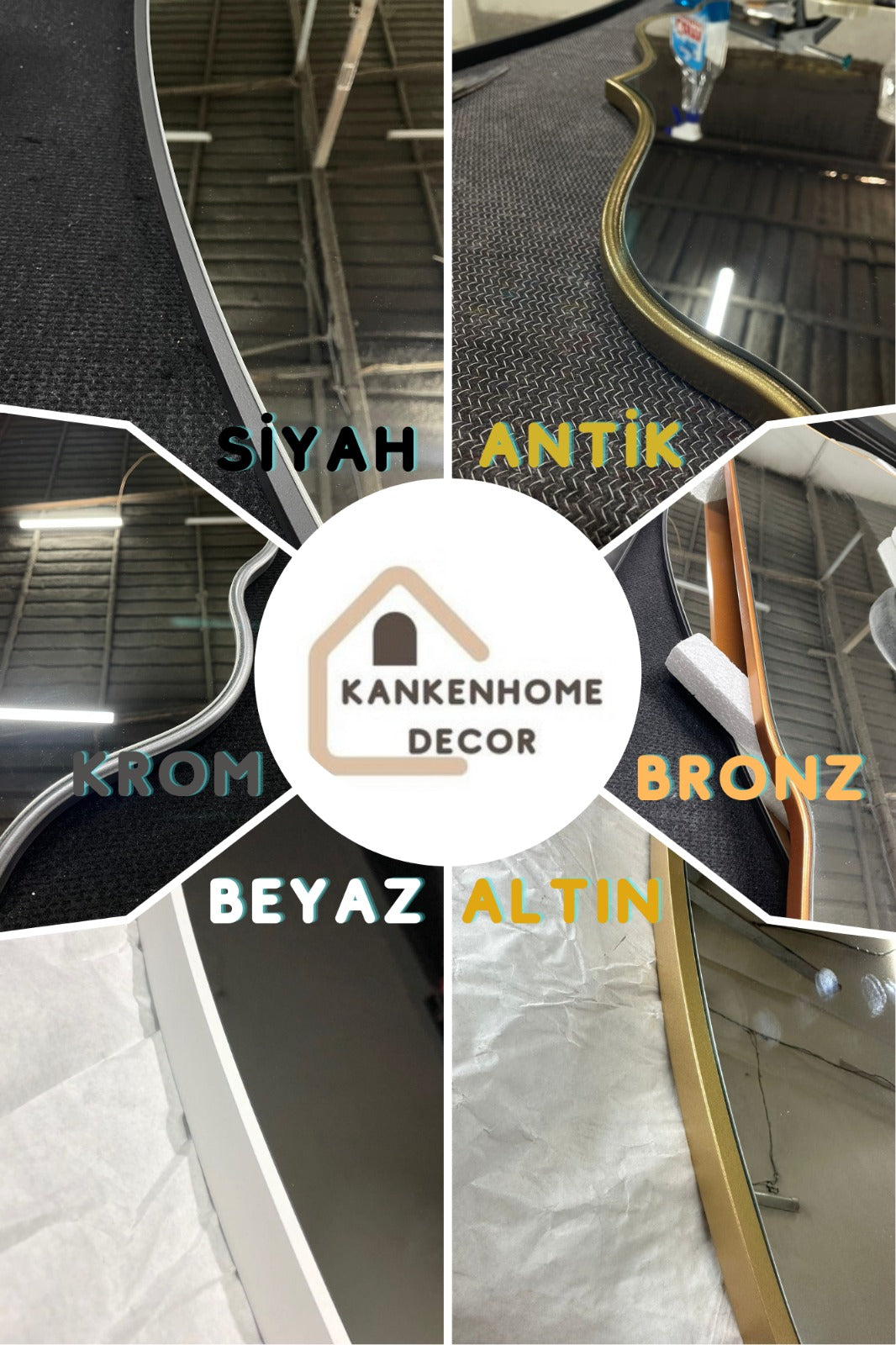 Sera Düzensiz Dalgalı Model Ayna