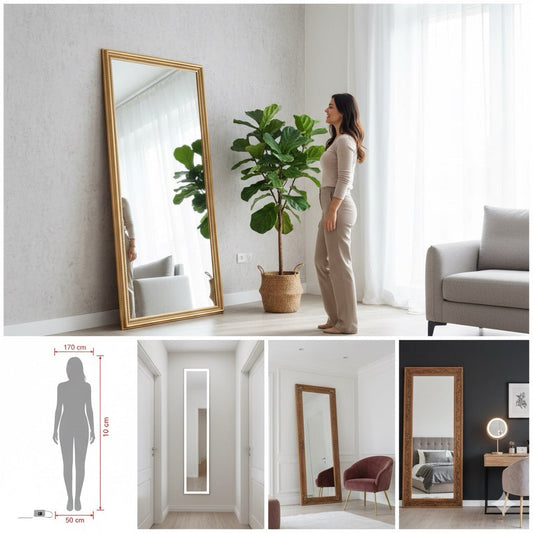 Boy Aynası Ölçüsü Belirleme Nasıl Yapılır? Standart Boy Aynası Ölçüleri