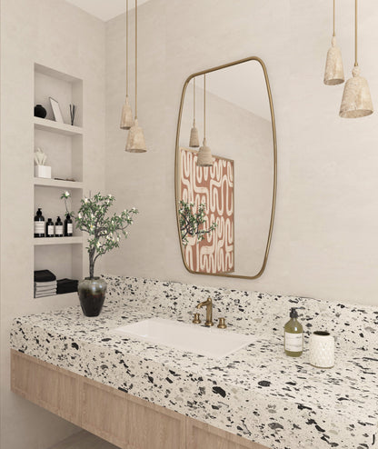 Kadıköy Asimetrik Duvar Aynası - Modern Dekoratif Ayna | KankenHome