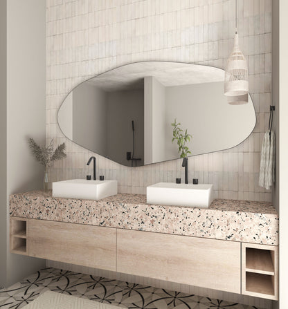 Şile Asimetrik Duvar Aynası - Modern Tasarım