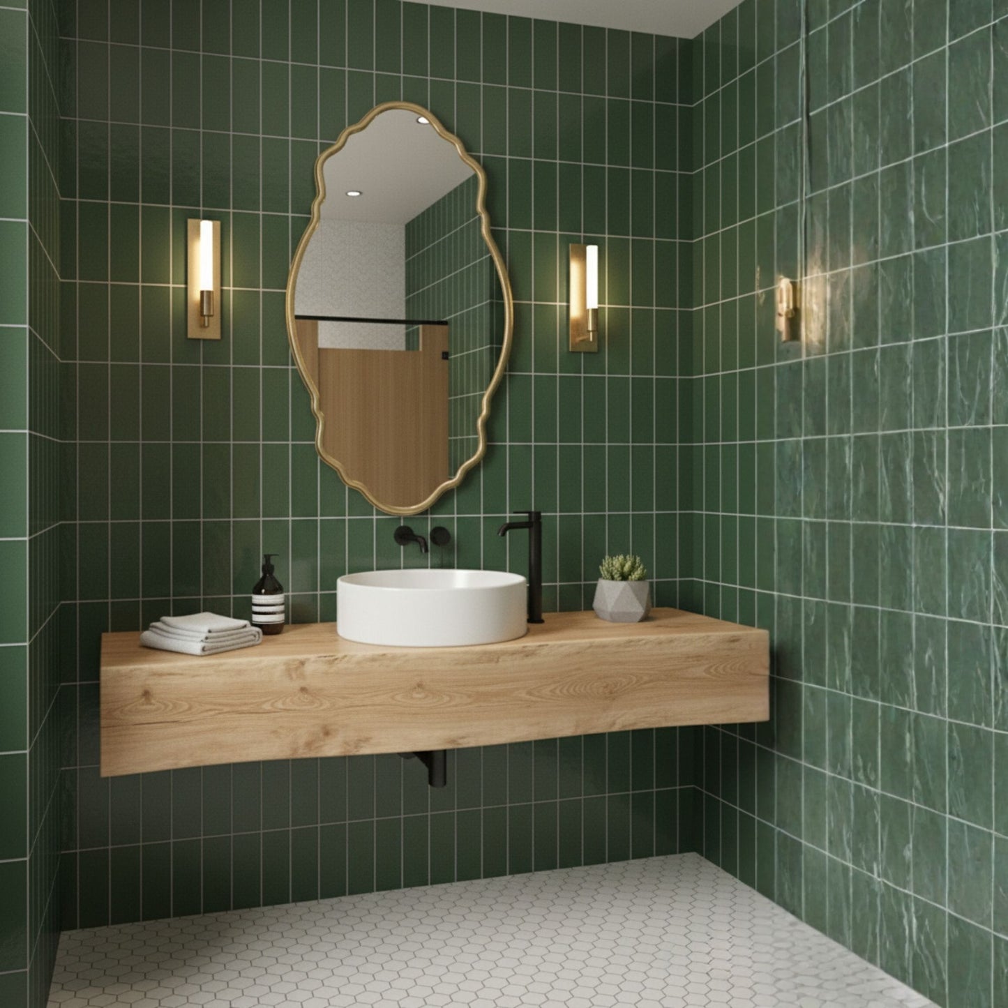 Foça Asimetrik Duvar Aynası