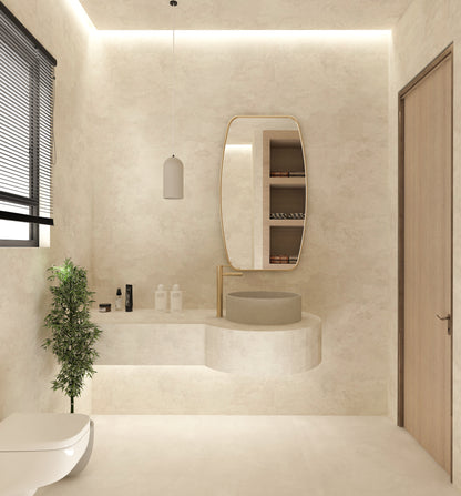 Kadıköy Asimetrik Duvar Aynası - Modern Dekoratif Ayna | KankenHome