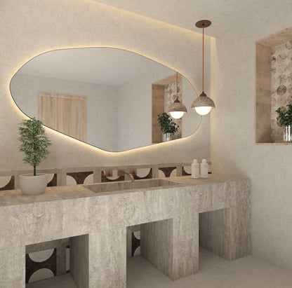 Şile Asimetrik Duvar Aynası - Modern Tasarım