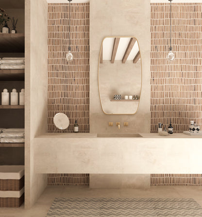 Kadıköy Asimetrik Duvar Aynası - Modern Dekoratif Ayna | KankenHome