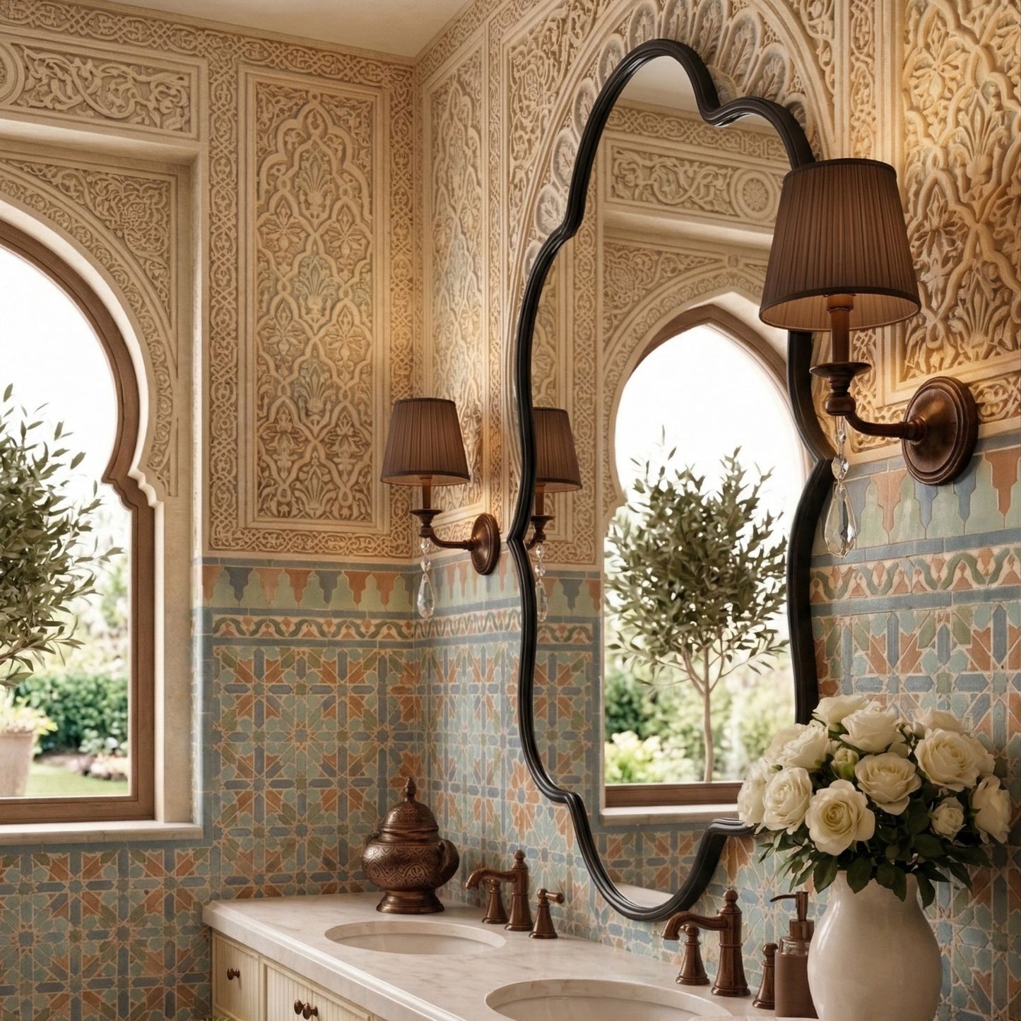 Kazablanka Asimetrik Duvar Aynası