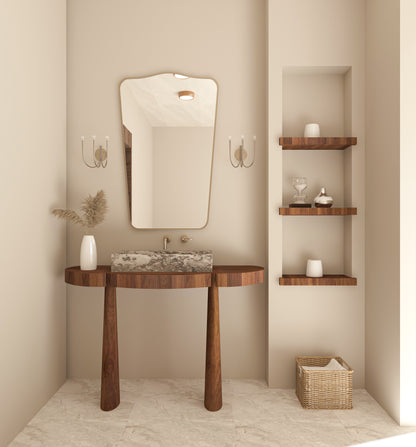 Düzensiz İtalyan Model Ayna