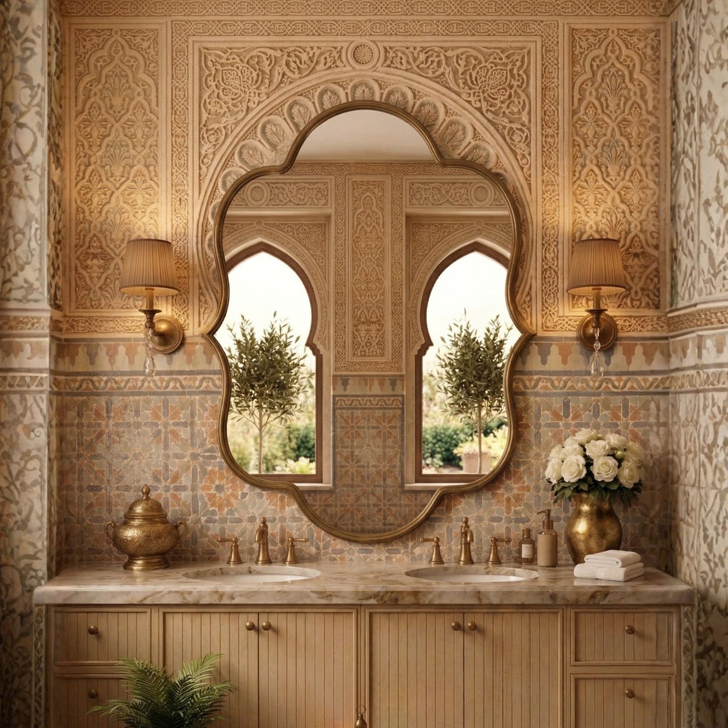 Kazablanka Asimetrik Duvar Aynası