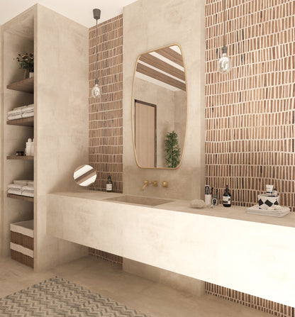 Kadıköy Asimetrik Duvar Aynası - Modern Dekoratif Ayna | KankenHome