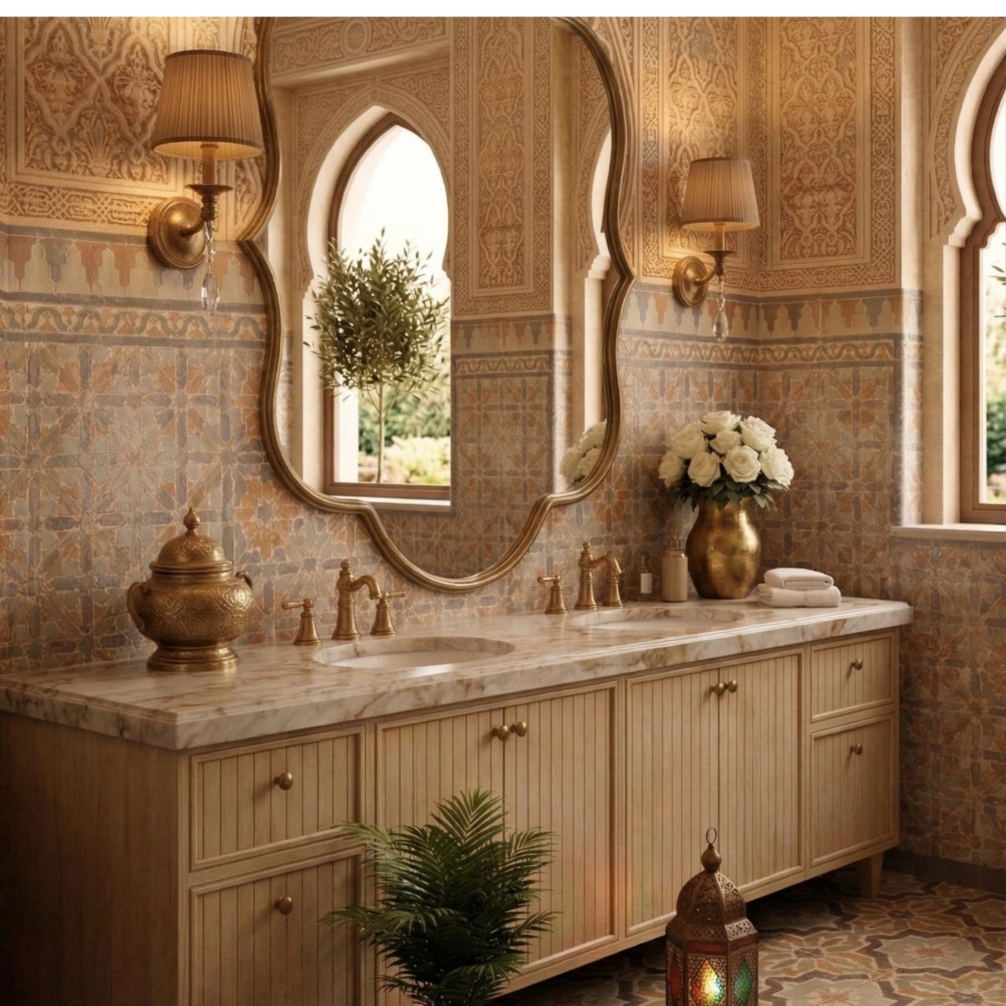 Kazablanka Asimetrik Duvar Aynası