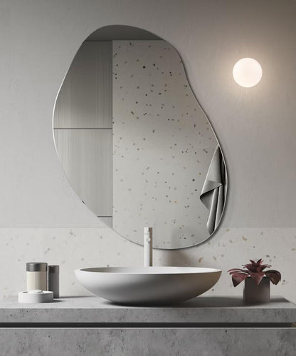 Düzensiz  Model Duvar Aynası Banyo Aynası