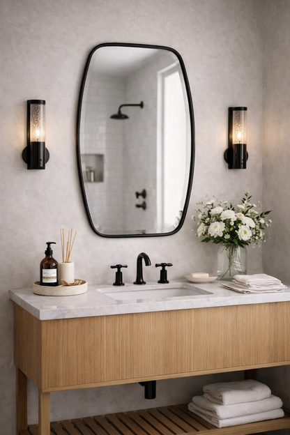 Kadıköy Asimetrik Duvar Aynası - Modern Dekoratif Ayna | KankenHome