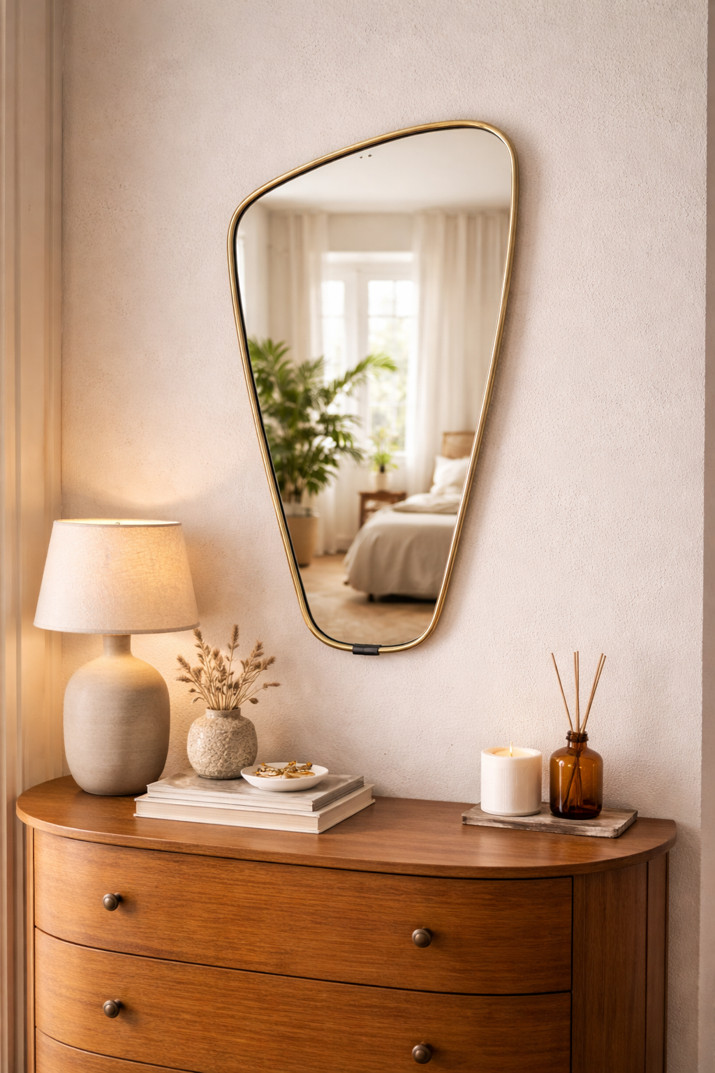 Wedel Estetik Görünümlü Zarif Duvar Aynası