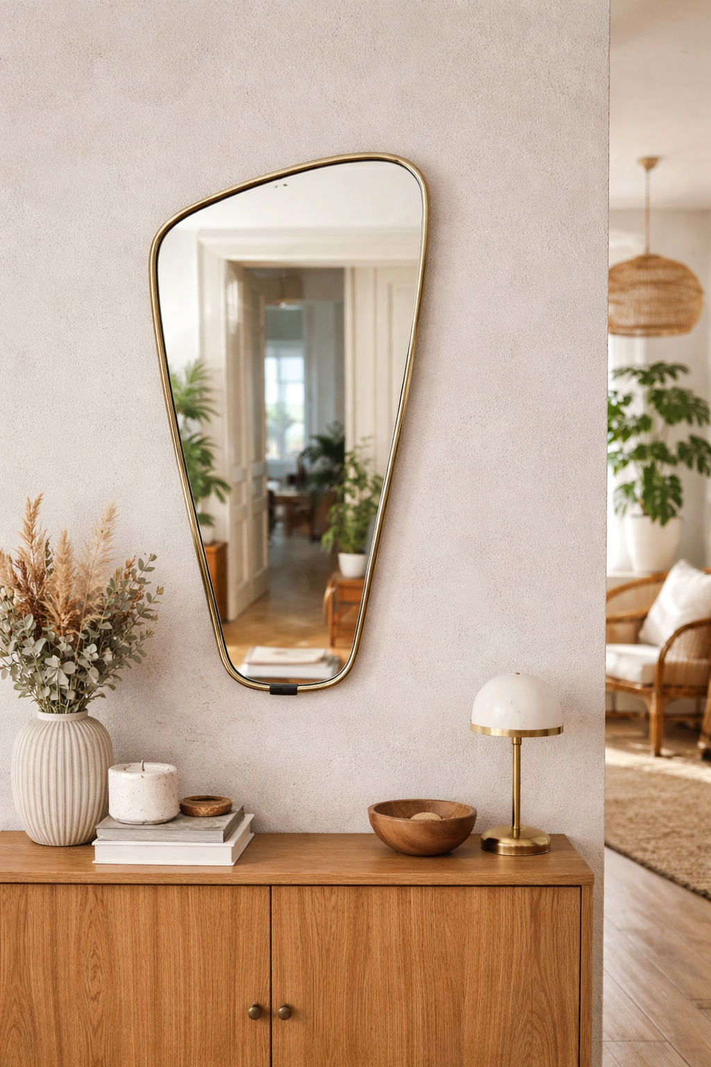 Wedel Estetik Görünümlü Zarif Duvar Aynası