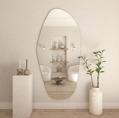 Biga Asimetrik Model Dekoratif Duvar Aynası