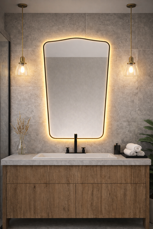 Düzensiz İtalyan Model Ayna