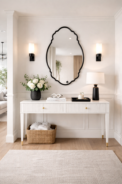 Foça Asimetrik Duvar Aynası - Modern Dekoratif Ayna