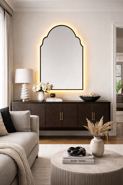 Mara Asimetrik Duvar Aynası - Modern Dekoratif Ayna