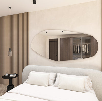 Biga Asimetrik Model Dekoratif Duvar Aynası